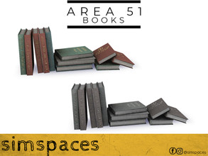 Sims 4 — Area 51 - books by simspaces — Part of the Area 51 set: all the reference materials you need to prepare for