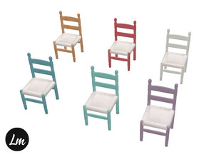 Sims 4 — Muse chair by Lucy_Muni — Chair in 6 swatches Sims 4 base game retexture