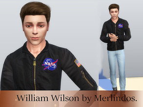 Sims 4 — William Wilson by merlindos2 —  Created for: The Sims 4 Name: William Wilson Age : Young Adult * Download all