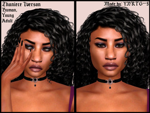 Sims 4 — Zhaniece Iverson by YNRTG-S — Zhaniece is always looking for more opportunities to reach, which explains her