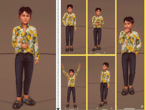 Sims 4 — Kid Pose Pack  (Cas & Game Mode -SET 3) by couquett — there are some game and cas poses for uses in your