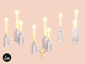Sims 4 — Ocean Pearl candles by Lucy_Muni — Holiday celebration pack required (free)