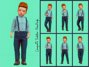 Sims 4 — Toddler  Pose Pack (Cas & Game Mode -SET 4 ) by couquett — Hi guys there are some game and cas poses for