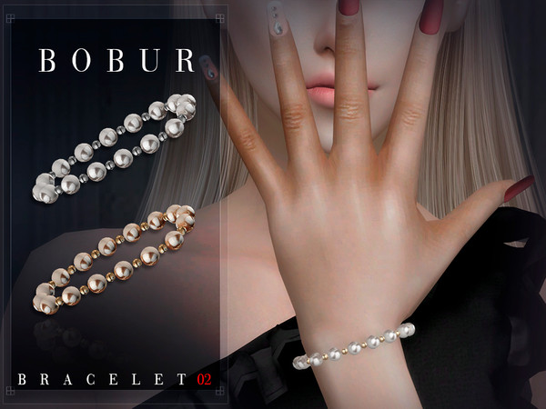 Sims 4 — Bobur Bracelet 02R by Bobur2 — Bracelet for the right hand 10 colors HQ I hope you like it