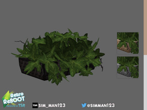 Sims 4 — RetroReBOOT - Merrit Ivy Basket by sim_man123 — A small wicker basket with a beautiful (possible fake!) ivy