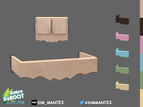 Sims 4 — Retro ReBOOT - Single Tile Window Trim by sim_man123 — A single-tile width piece of trim for in front of