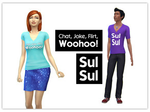 Sims 4 — TS4 Merchandise T-Shirts Pack 5 - Quotes by mihaha269 — Now your Sims can express their thoughts through these