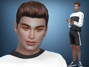 Sims 4 — Glenn Baker by qLayla — Go to the tab Required to download the CC needed.
