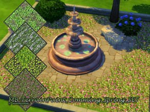 Sims 4 — MB-TerrainPaint_Comming_Spring_SET by matomibotaki — MB-TerrainPaint_Comming_Spring_SET, it is slowly greening