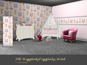 Sims 4 — MB-HiggledyPiggledy_Wild by matomibotaki — MB-HiggledyPiggledy_Wild, cute wallpapers with lions, elefants and