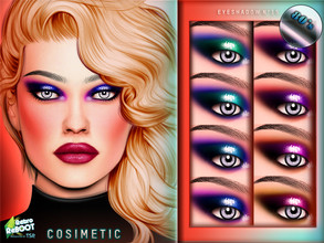 Sims 4 — COSIMETIC 80's Eyeshadow N15 by cosimetic — - This eyeshadow can use on all genders and from teen to elder. -