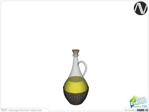 Sims 4 — Retro ReBOOT - Georgia Glass Oil Can by ArtVitalex — Kitchen Collection | All rights reserved | Belong to 2021
