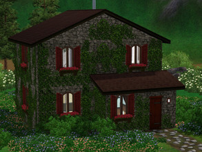 Sims 3 — Cottage Loft by RomazingCreations — 1 BR/1 Bath - A small loft with a modernized cottagecore theme. This could