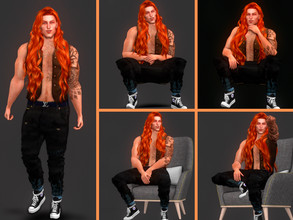 Sims 4 — Casual PosePack by couquett — - Custom Thumbnail - Male Poses .- six poses Will need: Teleport Pose Player