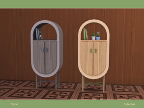 Sims 4 — Trisha. Bookcase by soloriya — Functional bookcase. Has some slots for your decorative items. Part of Trisha