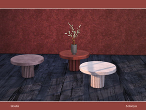 Sims 4 — Ursula. Coffee Table, v1 by soloriya — Coffee table, version one. Part of Ursula set. 3 color variations.