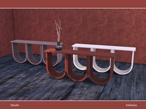 Sims 4 — Ursula. Hallway Table by soloriya — Hallway table. Part of Ursula set. 3 color variations. Category: Surfaces -