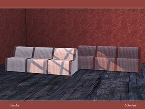 Sims 4 — Ursula. Sofa by soloriya — Sofa. Part of Ursula set. 2 color variations. Category: Comfort - Sofas.