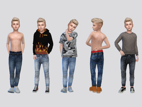 Sims 4 — Trippy Joggers Boys by McLayneSims — TSR EXCLUSIVE Standalone item 8 Swatches MESH by Me NO RECOLORING Please