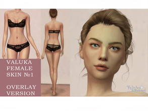 Sims 4 — Female Skin N1 Overlay by Valuka — This is the overlay version of my default female skin. Compatible with all EA