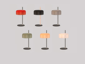 Sims 4 — Bedroom Greta - Table Lamp by ung999 — Bedroom Greta - Table Lamp Color Options : 6