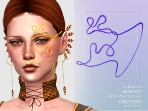 Sims 4 — Serenity Face Mask by DailyStorm — Serenity Face Mask. Available in 8 swatches. - new mesh - all LODs - HQ