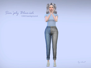 Sims 4 — Sim'ply CAS Background by idavt — Simple blue/purple-ish CAS background, fades to a slightly darker shade