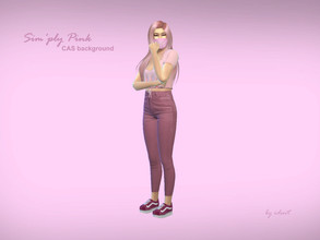 Sims 4 — Sim'ply CAS Background by idavt — Simple pink CAS background, fades to a slightly darker shade towards the edges