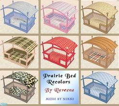 Sims 2 — Prairie Pet Bed Set by Raveena — These are recolors of Nikki's beautiful Prairie pet bed mesh. Link to download