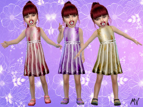 Sims 4 — Cute Luly Dress by MeuryVidal — Dress for parties, weddings and daily use.