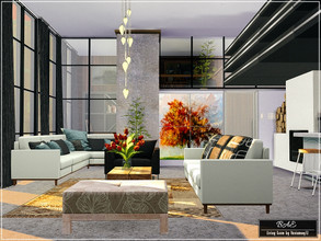 Sims 4 — Bae Living Room by Moniamay72 — Bae Living Room. Beautiful Living Room with small space in the back room. It is