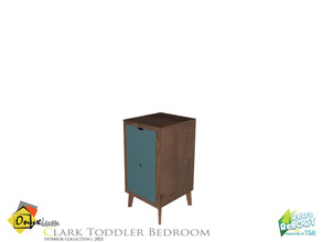 Sims 4 — Retro ReBOOT | Clark End Table by Onyxium — Onyxium@TSR Design Workshop Toddler Bedroom Collection | Belong To