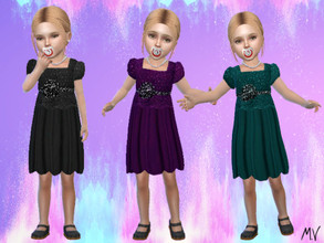 Sims 4 — Sophie Dress by MeuryVidal — Baby Dress for various types of parties and formal events.