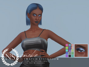 Sims 4 — Smoke Eyeshadow - Networksims by networksims — A dramatic eyeshadow in 15 colour swatches.