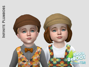 Sims 4 — IP Toddler Retro ReBOOT Bus Drivers Hat by InfinitePlumbobs — - Toddler Retro Bus Drivers Hat - 10 Swatches -