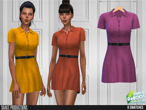 Sims 4 — Retreo ReBOOT - ShakeProductions - Dress by ShakeProductions — Full Body/Short Dresses New Mesh All LODs