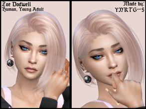 Sims 4 — Zoe Dodwell by YNRTG-S — Zoe loves animals. She would rather prefer to live her life amongst animals than humans