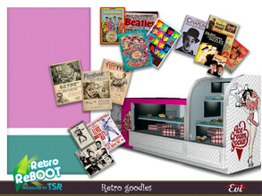 Sims 4 — Retro ReBOOT Goodies by evi — Colourful 60s plus goodies