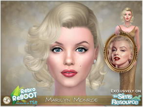 Sims 4 — SIM Marilyn Monroe - Retro ReBOOT by BAkalia — Hello :) This is my version of Sim Marilyn Monroe. She was an