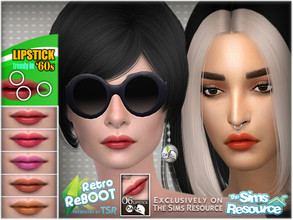 Sims 4 — 60s Lipstick - Retro ReBOOT by BAkalia — Hello :) Lipstick Category Teen to Elder All genders Custom Thumbnail 5
