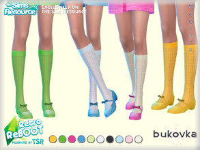 Sims 4 — Retro ReBOOT -  Shoes Retro  by bukovka — Shoes for women from teenagers to old age. Installed autonomously. The