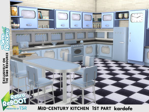 Sims 4 — Retro ReBOOT_kardofe_Mid-century kitchen 1st part by kardofe — Set of twelve new meshes ,is the first part of a