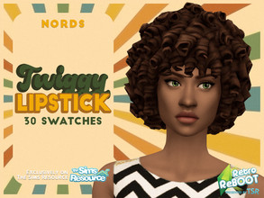 Sims 4 — Retro ReBOOT - Twiggy Lipstick by Nords — Hello everyone. Here's a simple matte lipstick inspired by Twiggy's