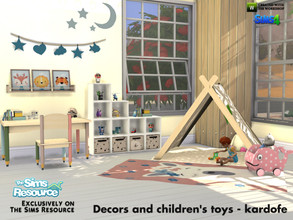 Sims 4 — kardofe_Decors and children's toys_ by kardofe — First part of a set composed of twelve new meshes, with toys,