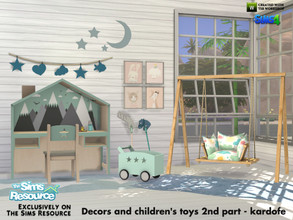 Sims 4 — kardofe_Decors and children's toys 2nd part by kardofe — Second part of a set consisting of twelve new meshes,