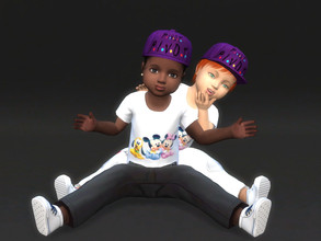 Sims 4 — Toddlers Friends cap by Aldaria — Toddlers Friends cap