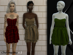 Sims 4 — Poofy Dress by chrimsimy — -female dress -16 swatches -custom thumbnail -all LODs -hq compatible Hope you like