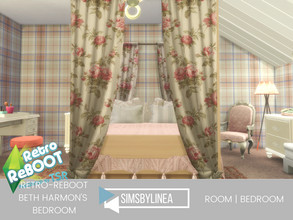 Sims 4 — Retro ReBOOT - Beth Harmon's Bedroom - The Queen's Gambit by SIMSBYLINEA — Even though this probably never was