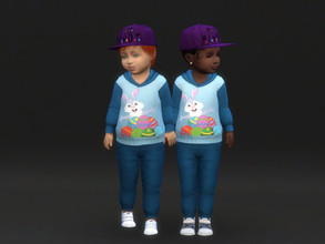 Sims 4 — Easter outfit for toddlers by Aldaria — Easter outfit for toddlers