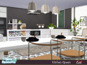 Sims 4 — Kitchen Queen by evi — A comfortable and easy to use kitchen